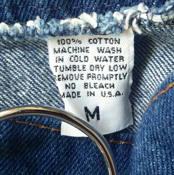 Vintage Front Button Full Length Denim Maxi Skirt - Picture 15 of 15